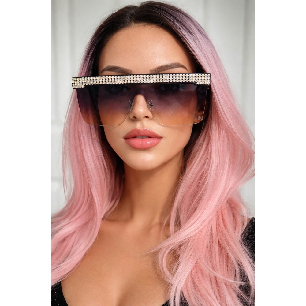Sunglasses Women Brown & Gold CV 400 Protection